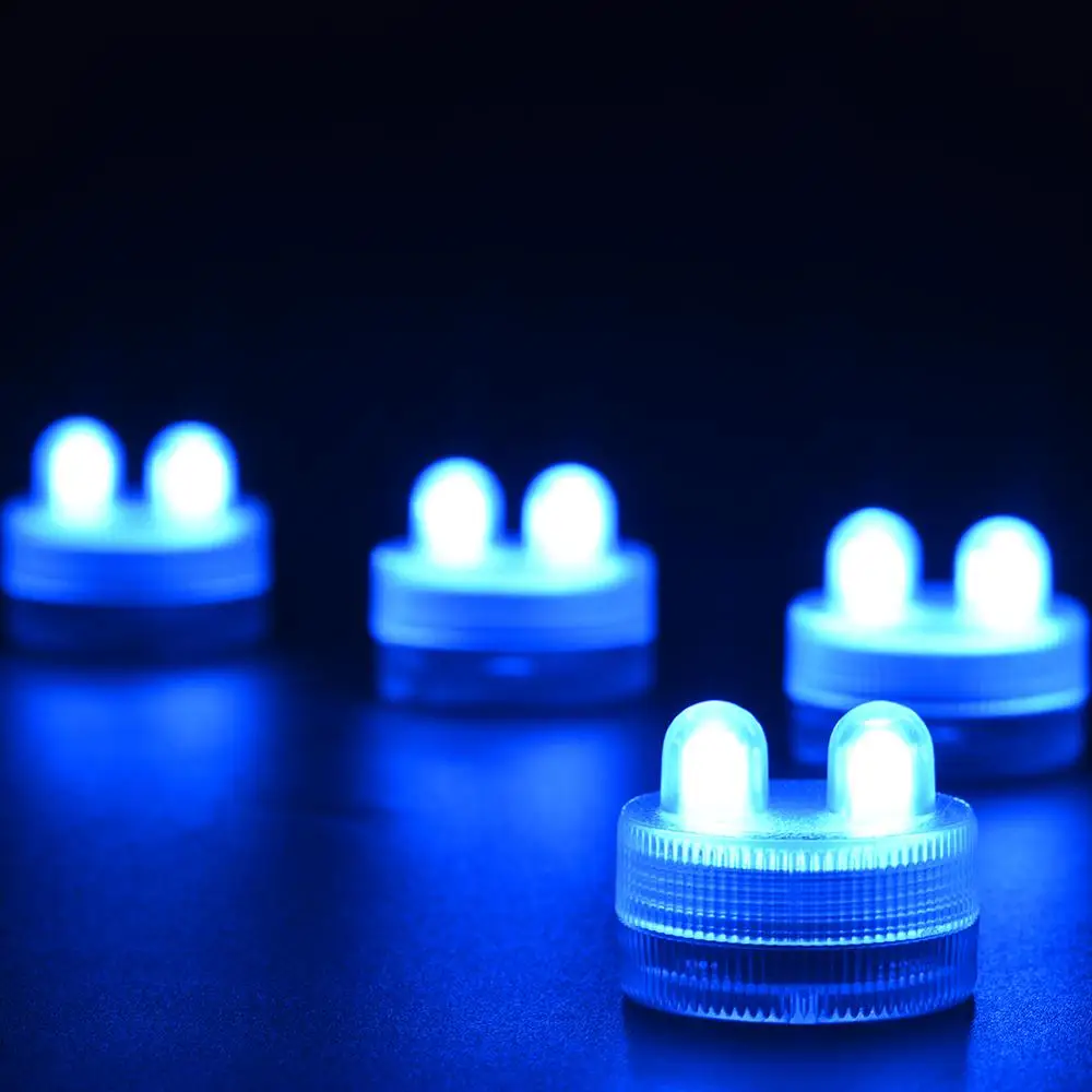 Wholesale Fast Shipment festival decor 100pcs  Battery Operated Submersible led Lights For Aquarium