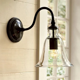 American style modern brief bed-lighting balcony american wall lamp