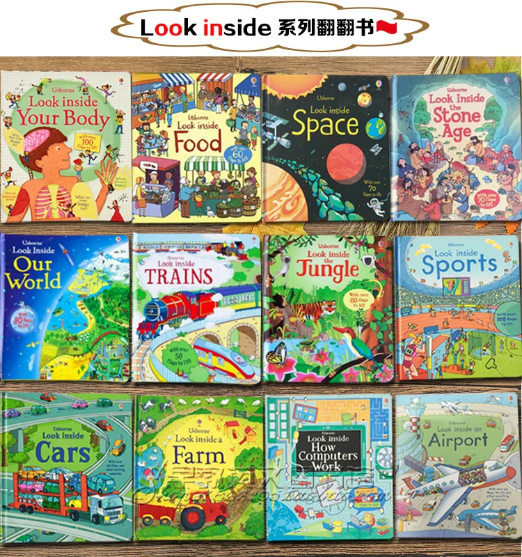 Usborne Look Inside Series British Famous 3D Flip Flap
