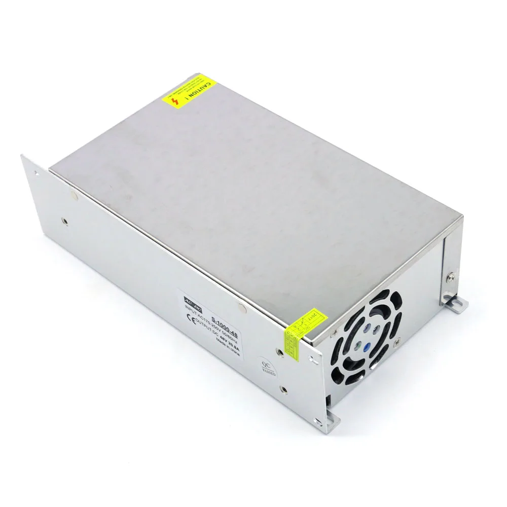 1000W High Power AC to DC Source Power 48V 20.8A LED Driver Constant Voltage Switching Power Supply