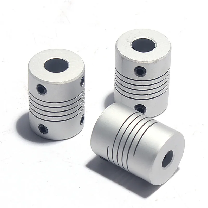 Aluminum Alloy Flexible Coupling Encoder Coiling Stepper Motor Coupling D19L25 Inner Hole 3~10MM