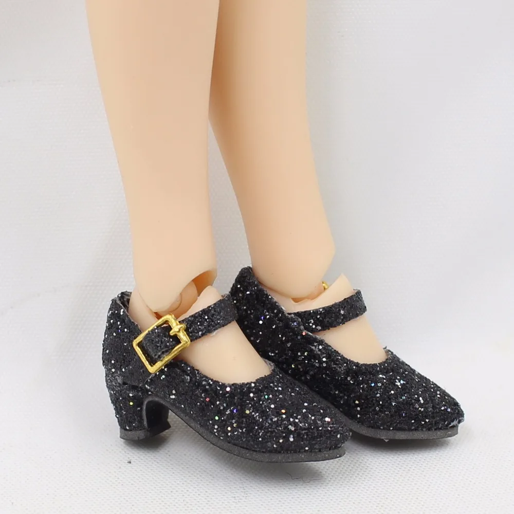 ICY DBS Blyth doll joint body shoes bling bling elegant High heels toy shoes