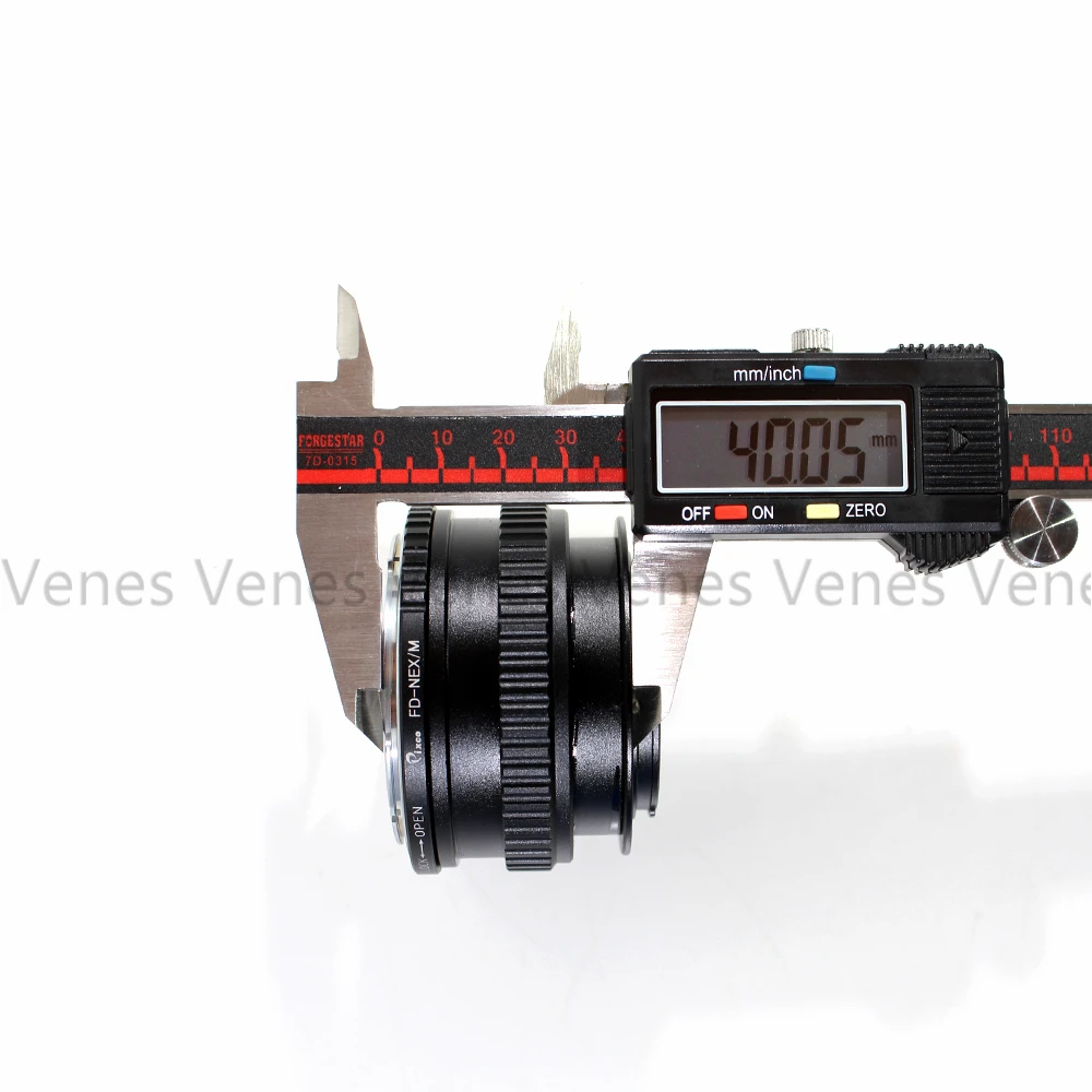 Venes FD-NEX/M, Adjustable Macro to Infinity Lens Adapter Suit For Canon FD Lens to Suit for Sony E Mount NEX Camera