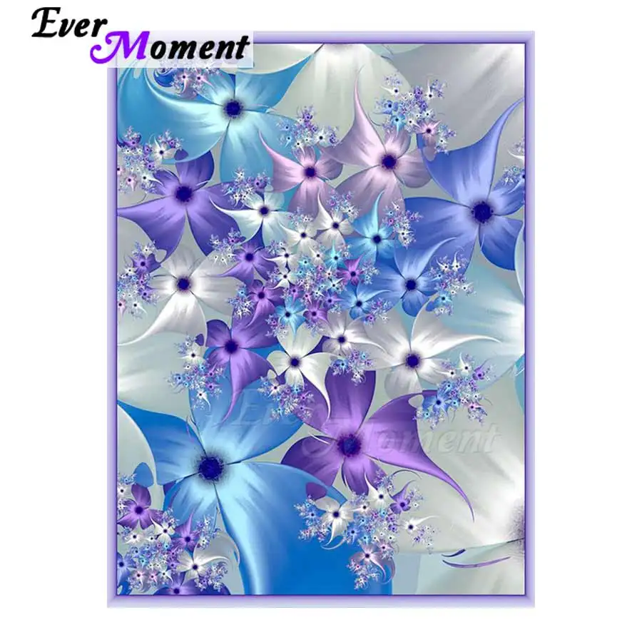 Ever Moment Diamond Painting Mosaic Flower Full Square Drill Picture Of Rhinestone Diamond Embroidery Home Decoration ASF1461