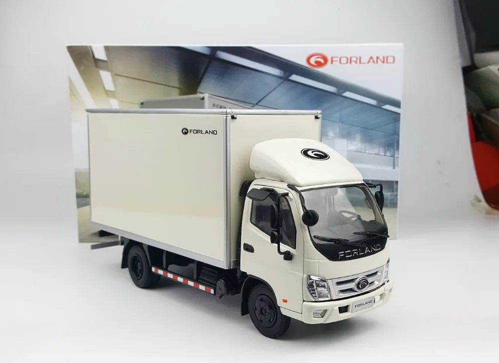 Collectible Alloy Toy Model Gift 1:24 Foton Forland Timing Aumark Delivery Van Truck Vehicles DieCast Toy Model  Decoration