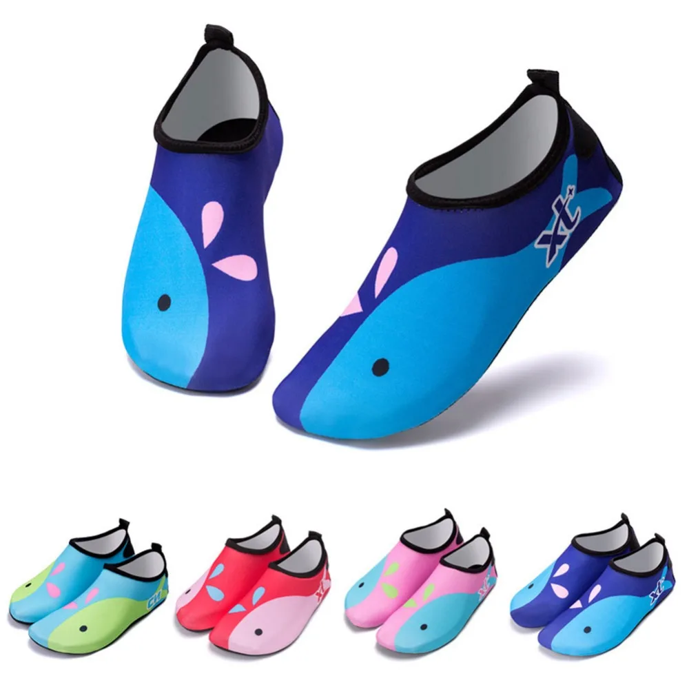 Cute Dear Baby Boys Girls Barefoot Swim Water Skin Shoes Aqua Socks Beach Swim Pool Beach Footwear Accessories AGC0930