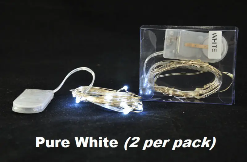 Factory wholesale cheap Coin CR2032 battery operated string lights Christmas led waterproof battery operated rope lights