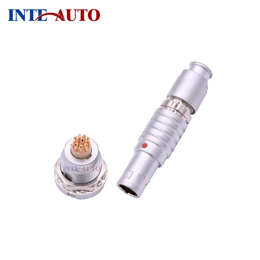 

10 Pin Circular Connector, Metal Electrical Male Female Plug and Receptacle, FGG.1B.310 ECG.1B.310