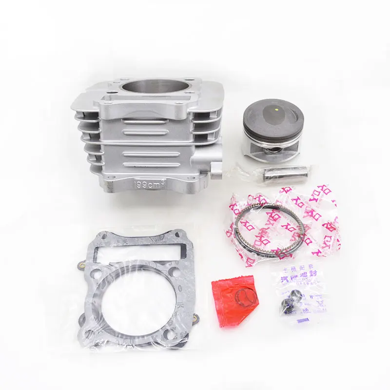 High Quality Motorcycle Cylinder Piston Ring Gasket Kit For SUZUKI Qingqi QM200GY GTX200 GS199 QM GTX 200cc Engine Spare Parts