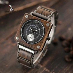 Relogio masculino BOBO BIRD orologio da uomo erkek kol saati orologi in legno di lusso impermeabile ottimo regalo per fidanzato accetta personalizzato