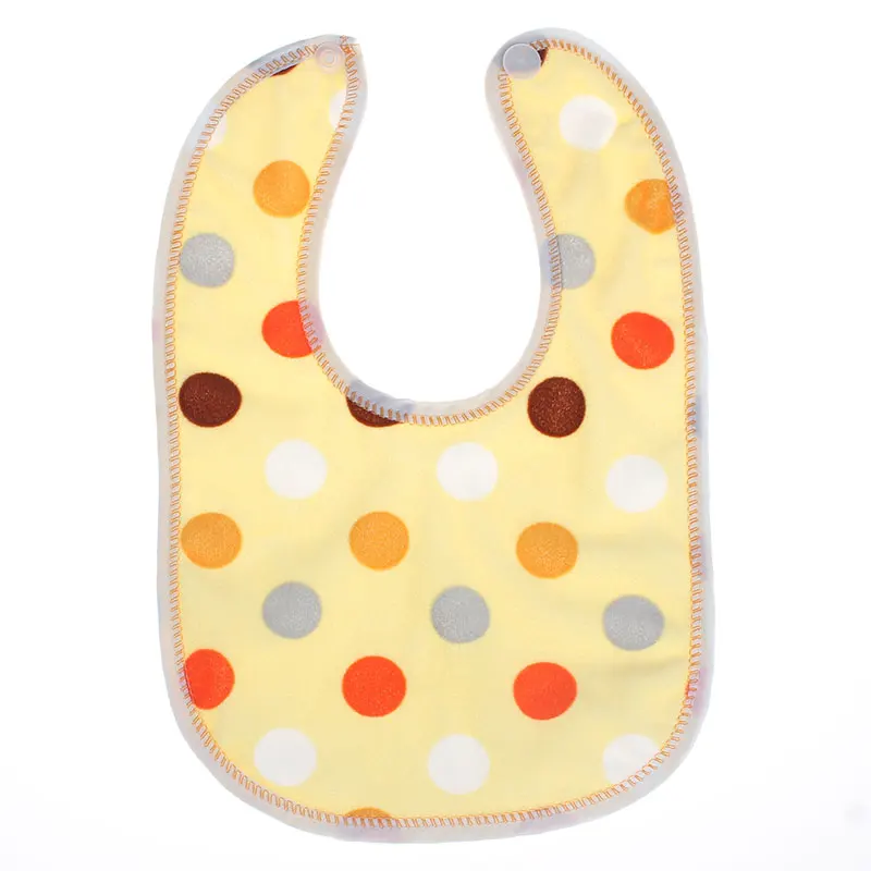 1 Piece Baby Dot Kids Bibs Saliva Burp Boy Girls Newborn Feeding Accessories Infant Baberos Waterproof Toddlers Stuff Cloth