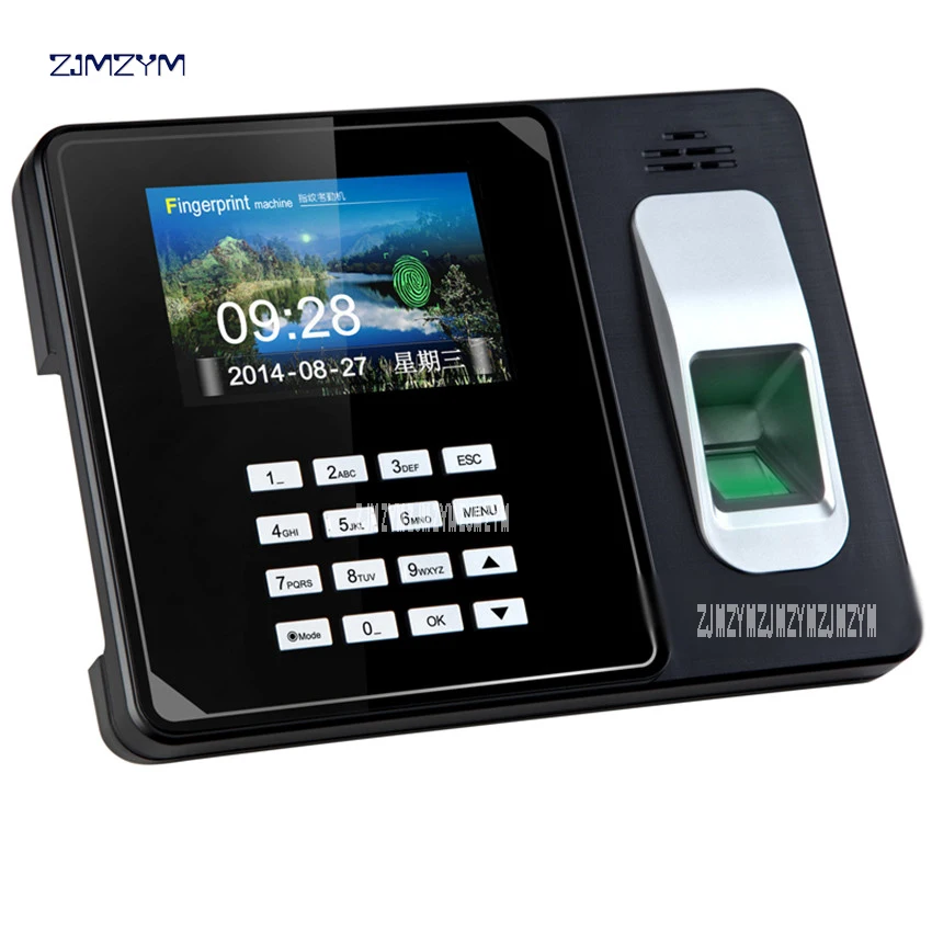 OP600C Fast Speed 4inch Color Screen High End fringerprint time attendance machine HD screen to avoid installing report Sign in