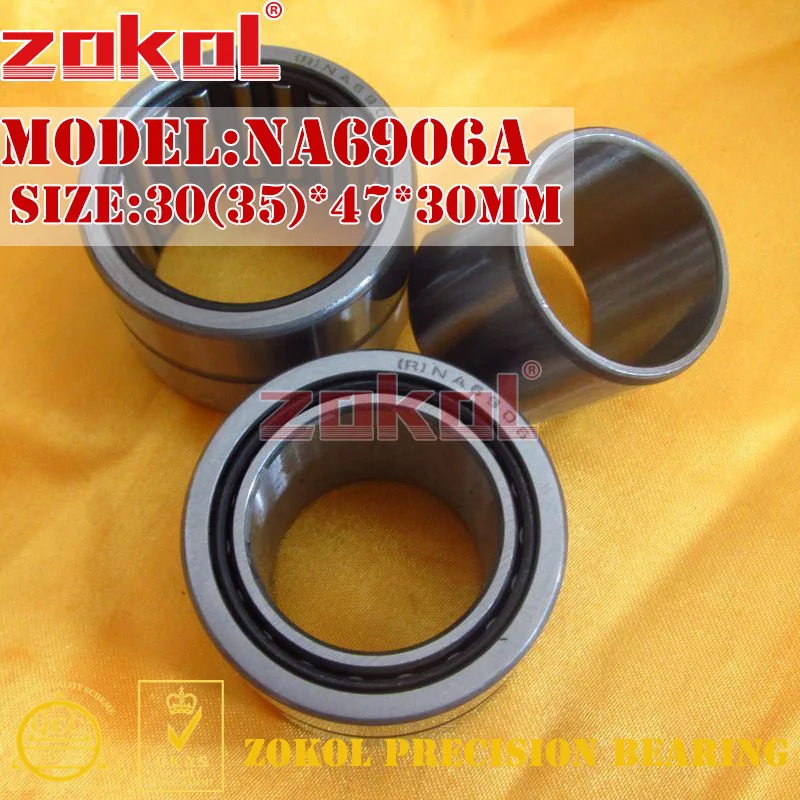 

ZOKOL NA6906 A NA6906A Entity ferrule needle roller bearing 30*47*30mm RNA6906A 35*47*30mm