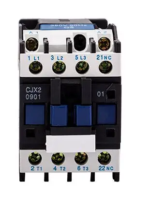 LC1D AC Contactor CJX2-0901 9A NC 3-Phase DIN Rail Mount Electric Power Contactor 24V 36V 110V 220V 380V