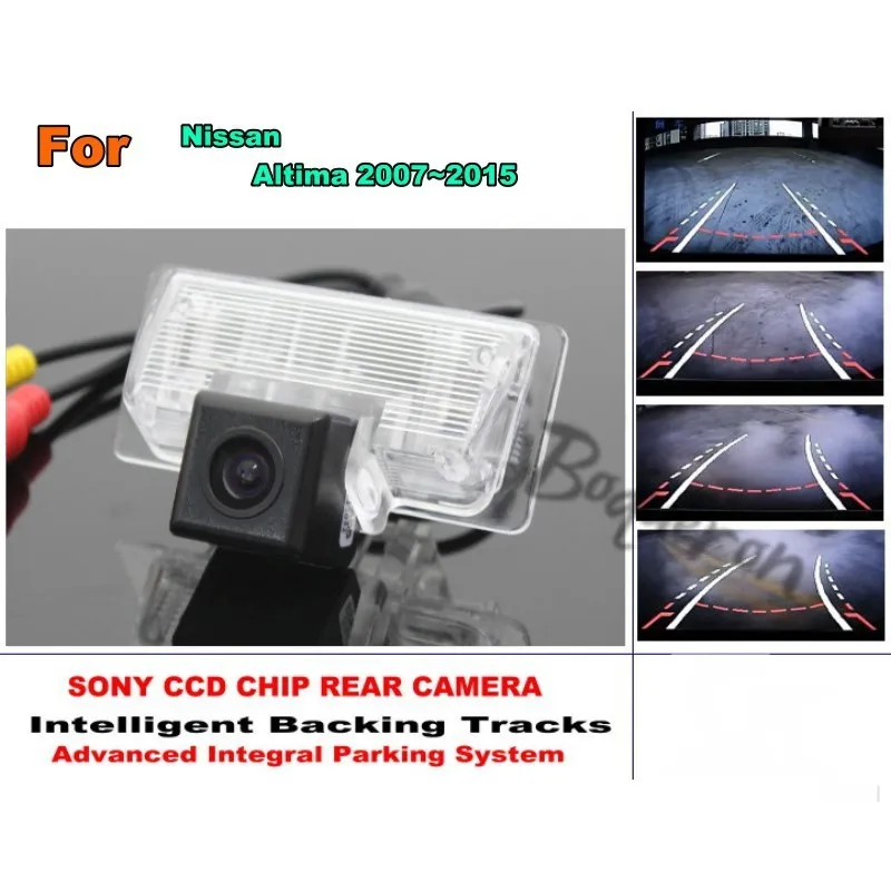 

For Nissan Teana / Altima 2013~2016 Car Reverse Rear Camera with Parking Assistance Tracks Module / imports HD CCD Night Vision