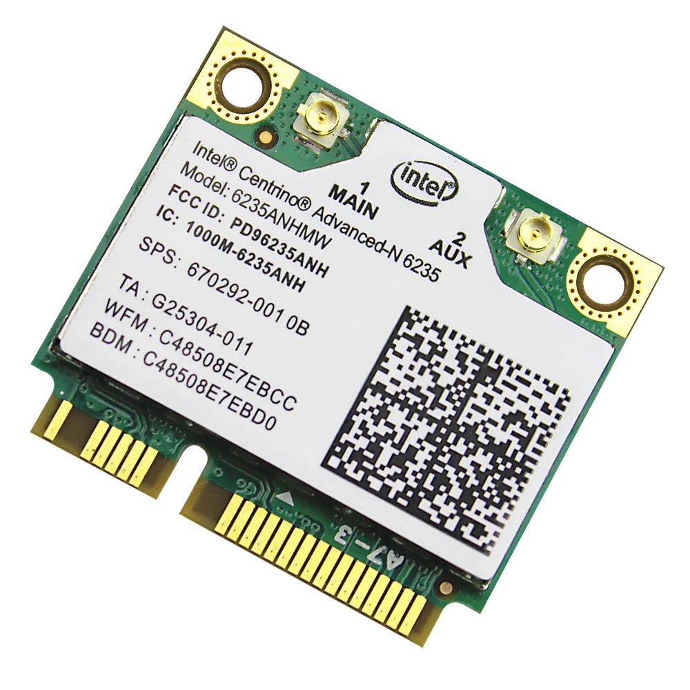 Advanced-N 6235 6235ANHMW dual-band 5G laptop wireless card wifi 300M bluetooth 4.0 for intel mini pci-e