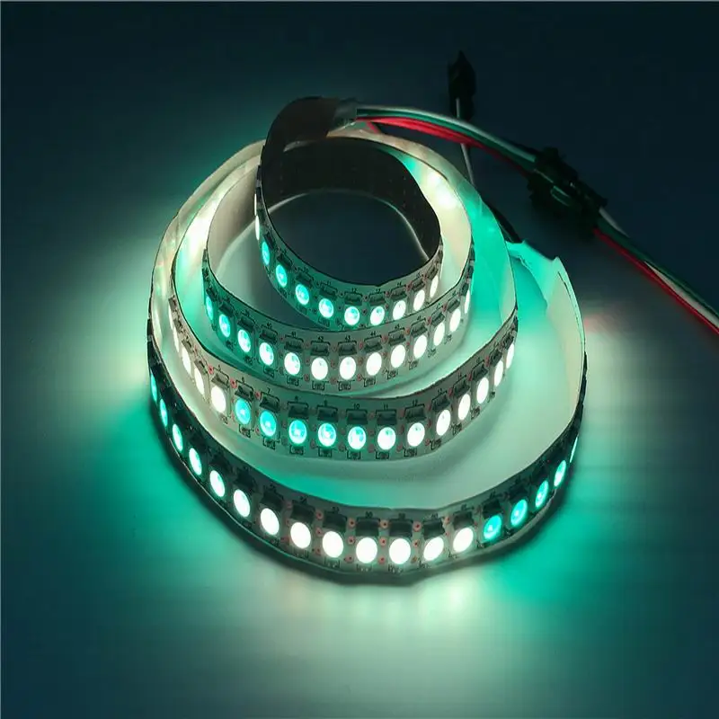 Bande Lumineuse de Noël RVB spatirée, WS2812 IC, Pixel LED, 30/60/144 LED/m, Programmable, Adressable Individuellement, DC5V, 5m