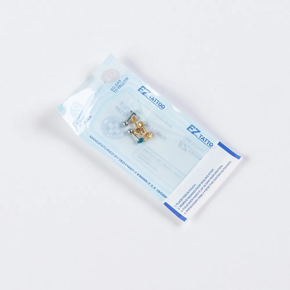 Medical Grade EZ Self Seal Sterilization Pouches for Tattoo Piercing Dental Equipment 200 Pieces