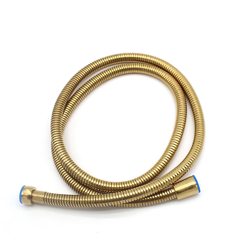 Newly 5 Color Bathroom Shower Hose Plumbing Flexible Antique Brass Chrome For Bathroom Accessories Water Hose Tools G1/2\'