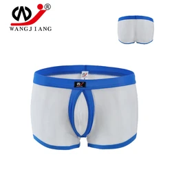 men's underwear elastic nylon mesh transparent ring convex pants  U outsourcing WJ 1003PJ