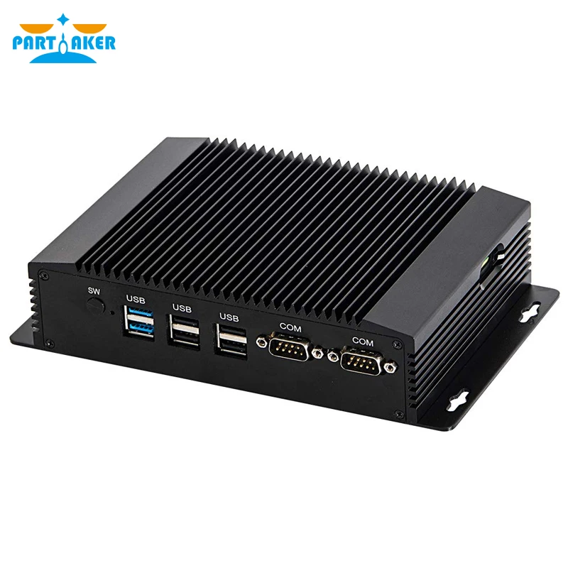 Dual Lan Mini Pc Windows 7 Fanless Mini Pc Celeron J1900 Pentium N3520 N2920 RS485 Com Usb Wifi Industriële Pc desktop Computer