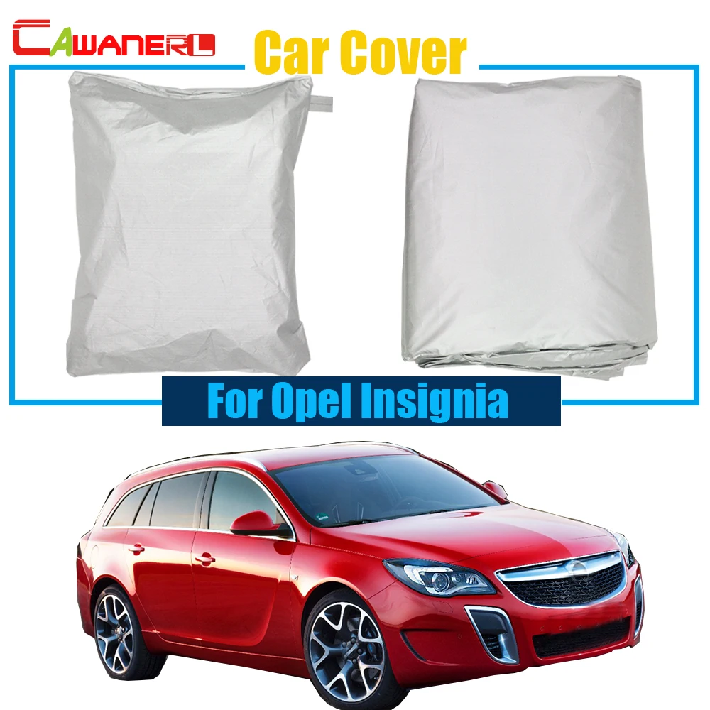 Cawanerl Car Cover Outdoor Snow Sun Rain Resistant Protection Cover Anti UV Dustproof For Opel Insignia