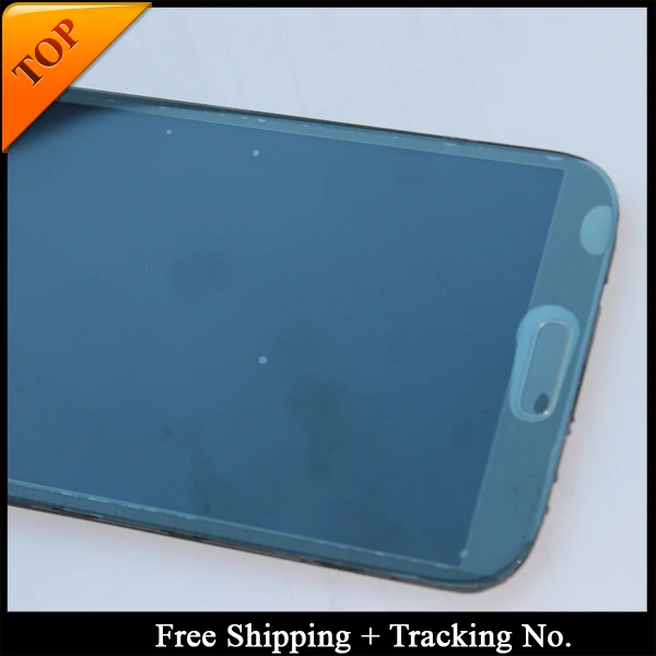 100% tested Grade AAA Super AMOLED Display For Samsung Note 2 N7100 LCD Screen Touch Digitizer Assembly