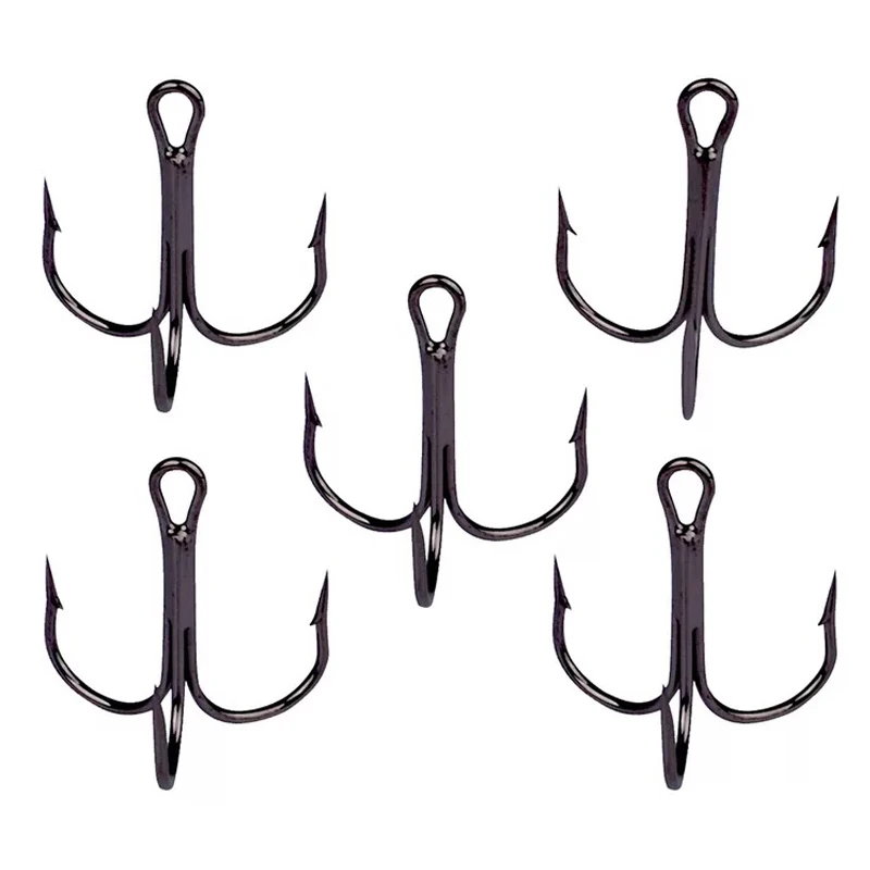 5Pcs/lot Super Sharp Fishing bait Hooks Size 2/4/6/8/10 Artificial black high carbon steel Hooks Lure bait hook fishing tackle