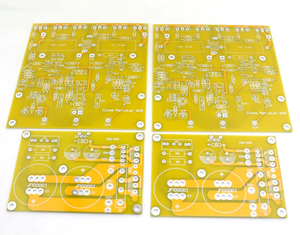 Free ship 605 post amplifier PCB/ Meridain605 power amplifier / power amplifier PCB