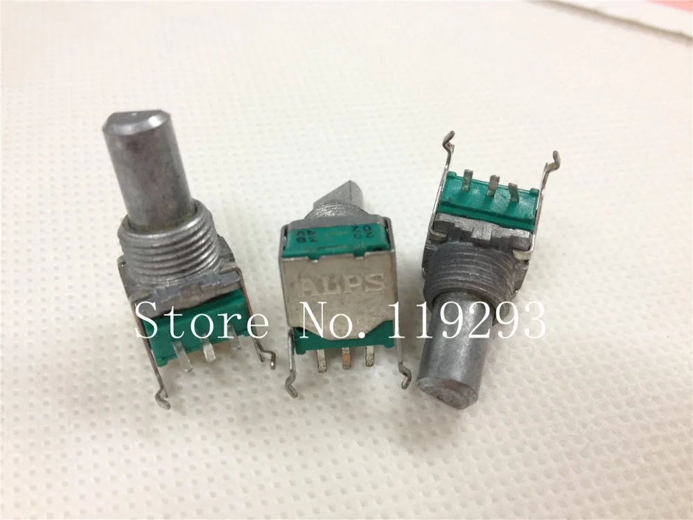 

[BELLA]Imported Japanese ALPS potentiometer RK09L Single precision potentiometer volume potentiometer B20K 15 Axle--10PCS/LOT