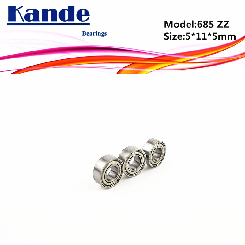 Kande Bearings  685 ZZ ABEC-1 685-2Z  ABEC-3 685ZZ   ABEC-5 685ZZ Miniautre Ball Bearing 5x11x5mm 685