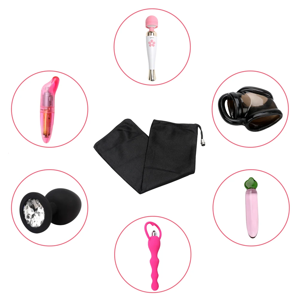 14*30cm Discreet Storage Bags Sex Toys for Adults Products Vibrator Dildo Penis Anal Plug Hidden Pouch Secret Cover Erotic Shop