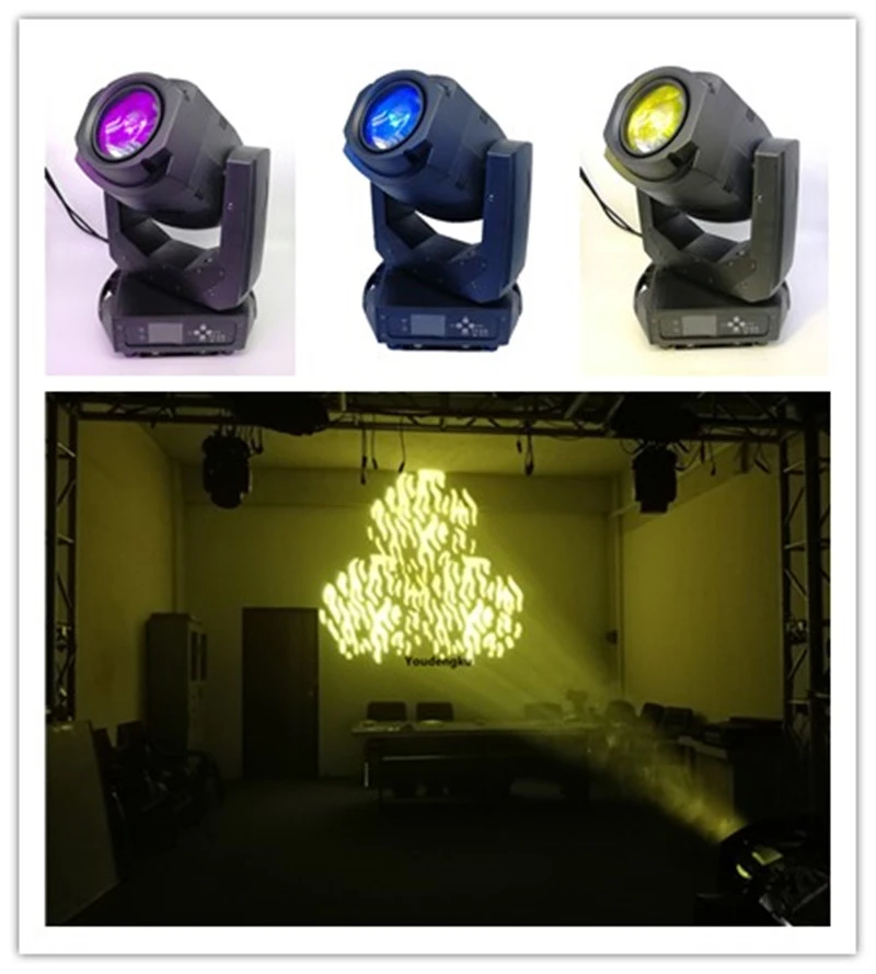 

2pcs 200w led zoom wash spot 3 in 1 moving head light 200 watt led Moving Head gobo Disco Light