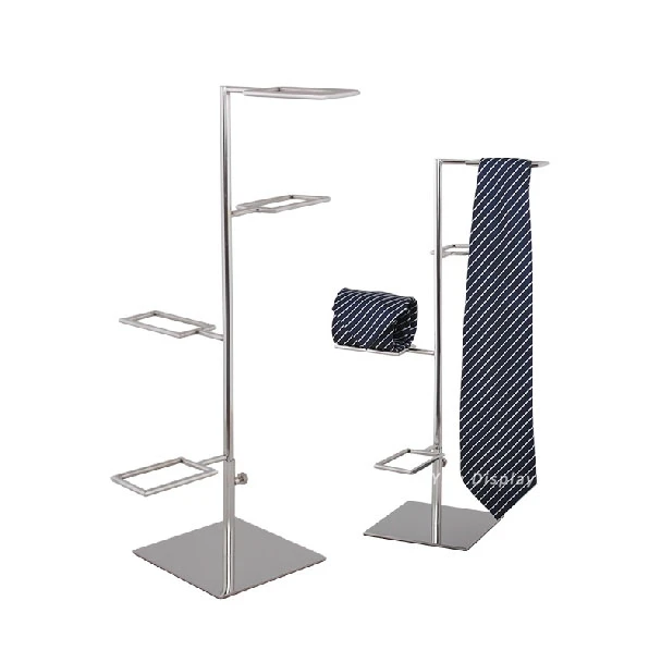 Free Shipping Tie Display Necktie Display Rack Multilayer Necktie Stand Tie Holder Scarf Display Holder Scarf Stand RTD004