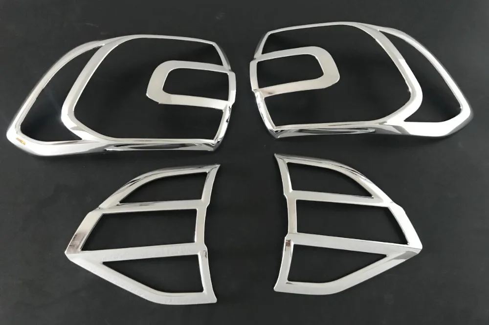 2016-2017 For Ford Everest accessories ABS Chrome Tail Lights Cover Parts For FORD Everest Endeavour Decorative Parts