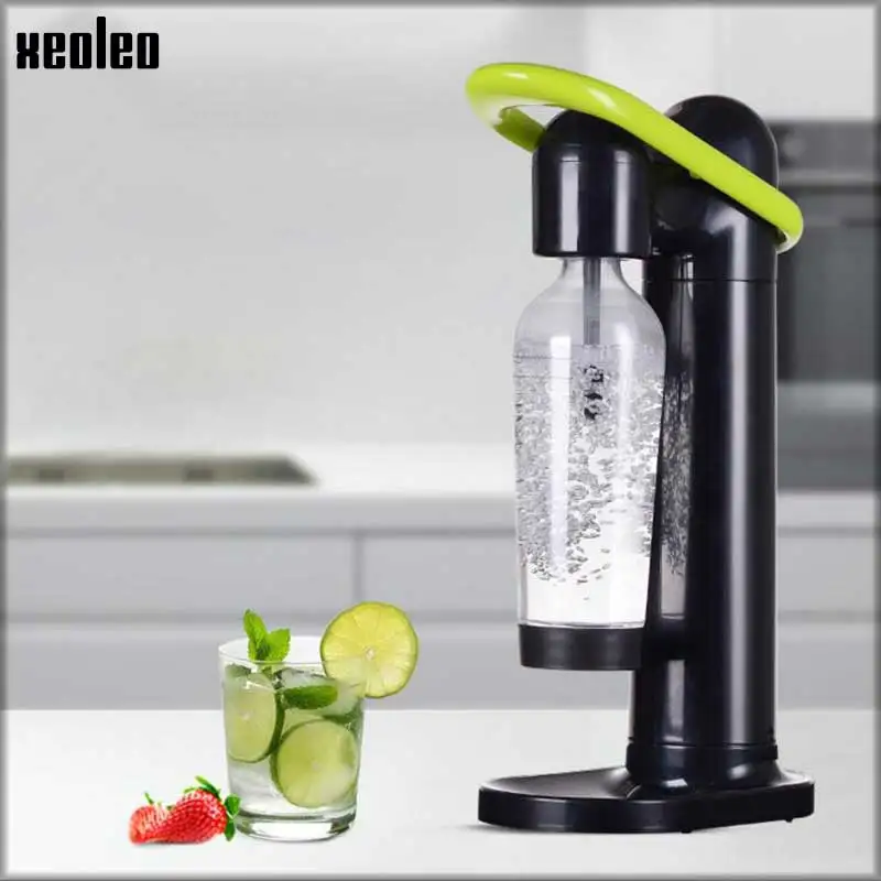 XEOLEO Commercial Soda maker Bubble water maker Bubble generator Machine Bubble drink machine Soda water machine Black/White