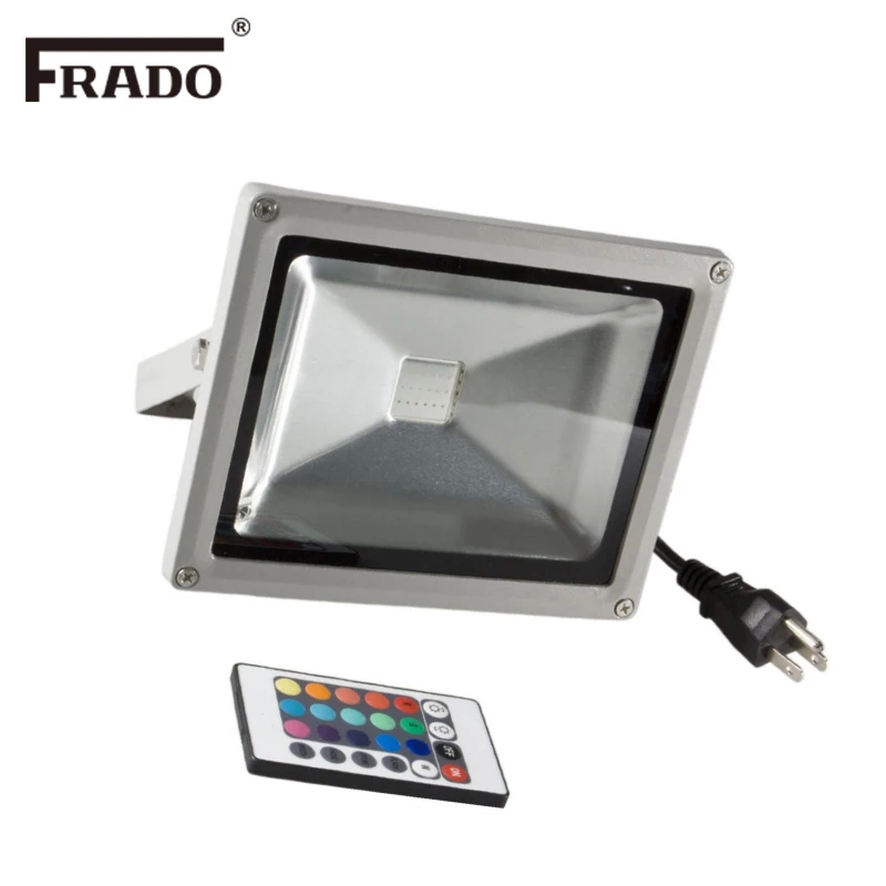 RGB LED Flutlichter 10W LED Außenstrahler IP65 Außenbeleuchtung Reflektor Spot Flutlicht Fernbedienung EU/AU/UK Stecker Lampen – Detail 9
