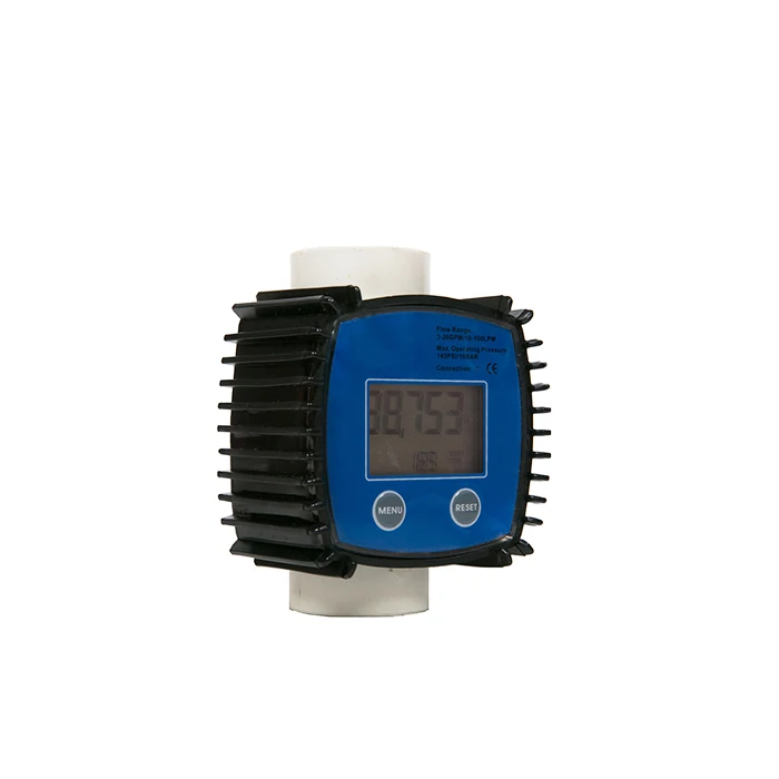 

The flow meter K24 12~120 M/min G1 inch PA Nylon Local LCD display Material Liquid fuel oil flow meter