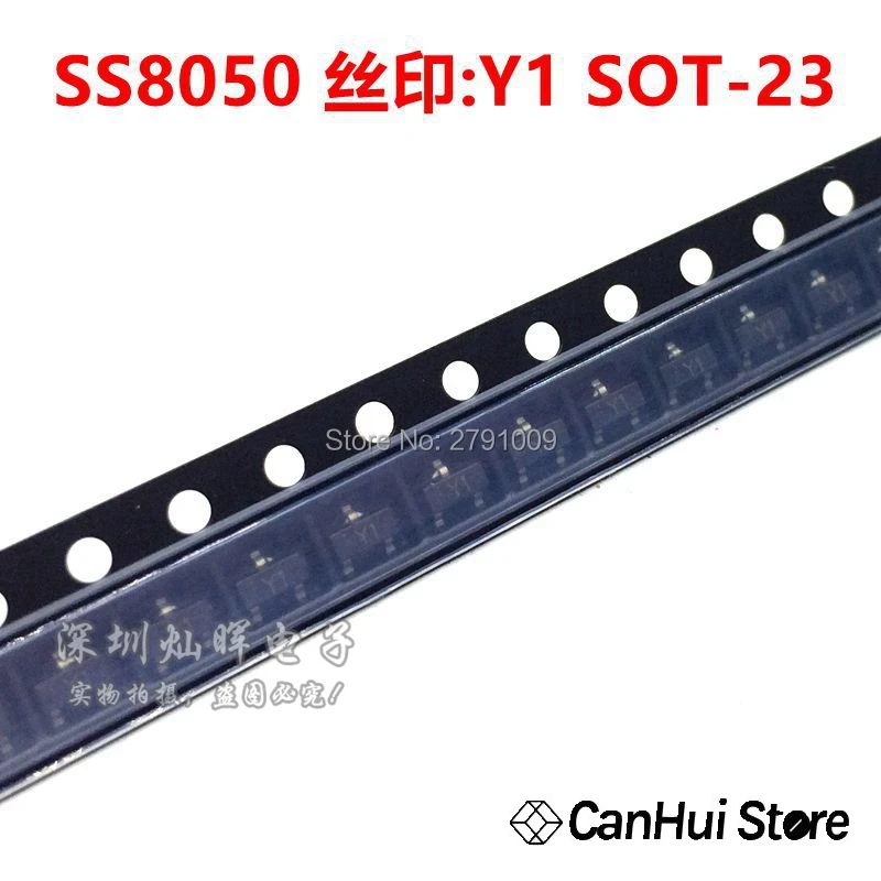 100PCS SS8050 SOT23 MMBT8050 SOT MMBT8050LT1G SMD Y1