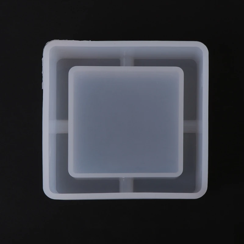 JAVRICK Silicone Mold DIY Geometric Resin Pendant Mirror Crafts Ashtray Jewelry Making