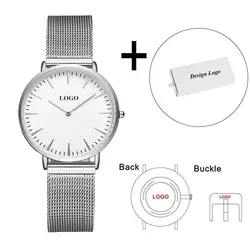 CL033 Custom logo Watch photo print Watches watch face Printing Wristwatch Customized Unique DIY Gift For lovers