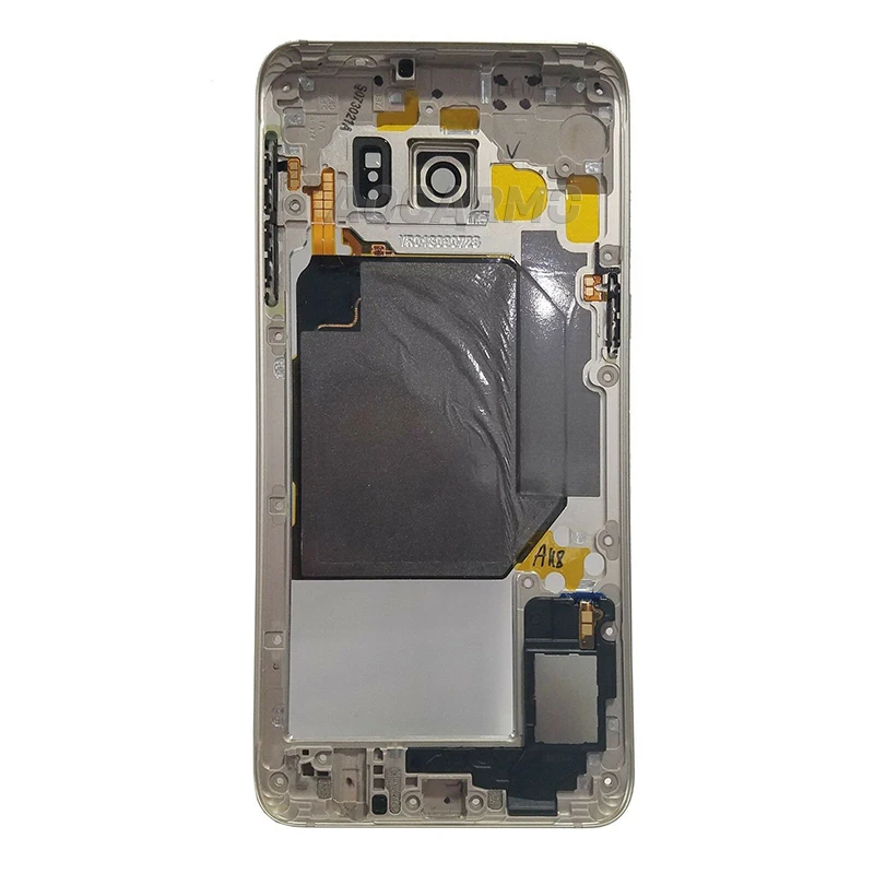 Aocarmo Replacement Blue White Gold Metal Middle Frame Bezel Housing Chassis For Samsung Galaxy S6 Edge Plus S6 Edge+ G9280 5.7\