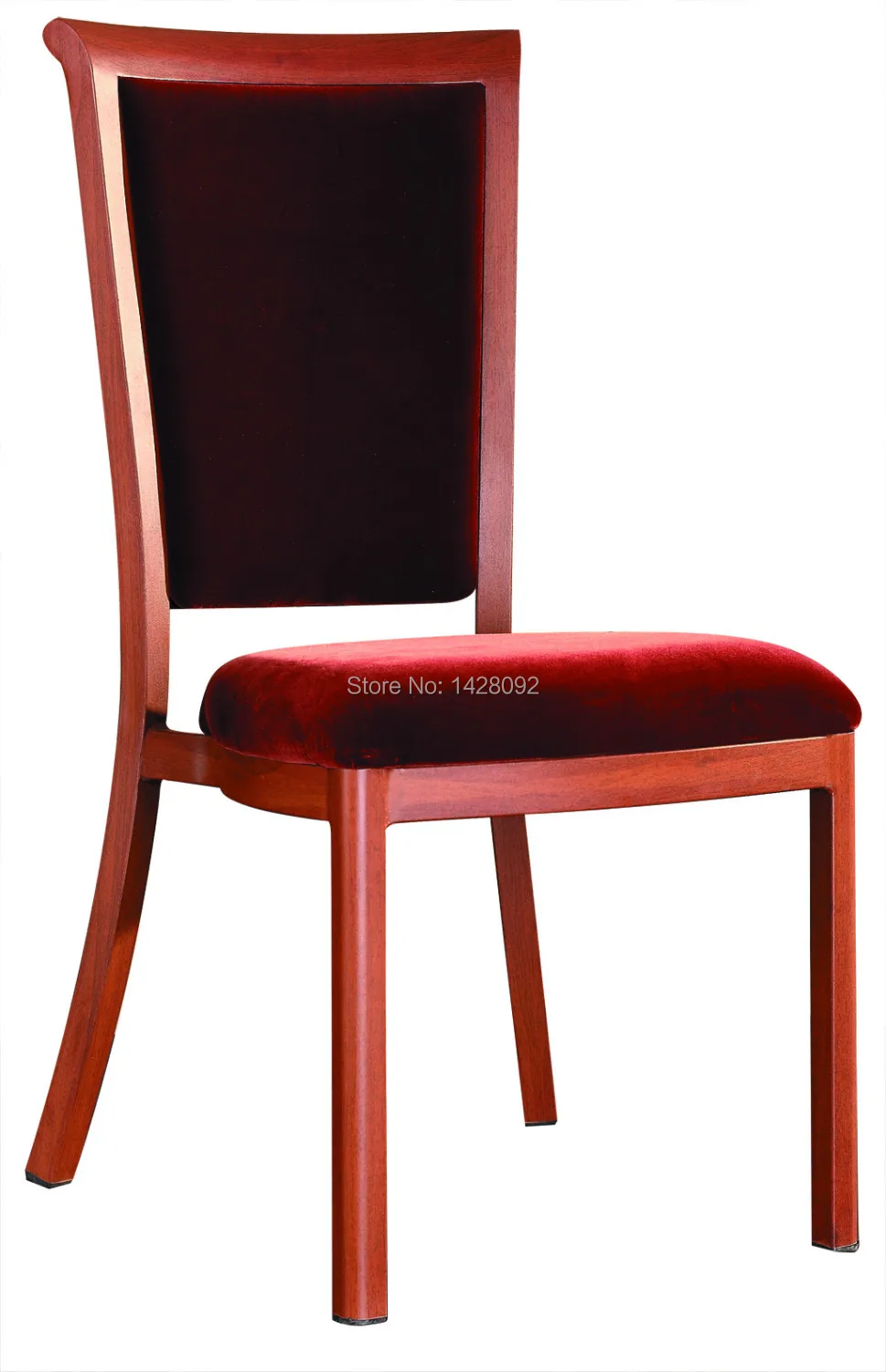 

Strong Woodgrain Aluminum Restaurant Chairs, Luxury, Wholesale Quality, LQ-L801