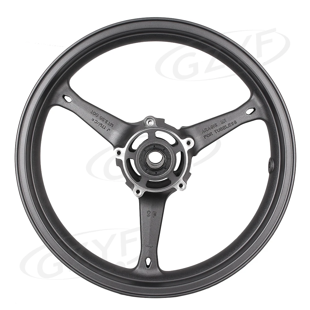 Matte Front Alloy Wheel Rim For Suzuki 2006 2007 GSXR 600 750 K6 & 2005-2008 GXS-R 1000 K5 K7, Motorcycle Accessories