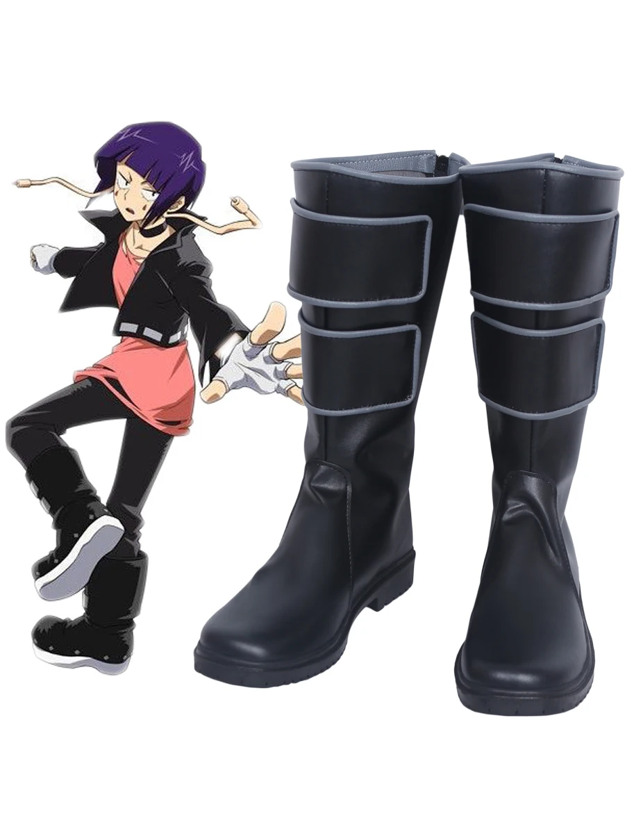 

Kyoka Jiro Cosplay Boots My Hero Academia Cosplay Black Shoes Boku no Hero Cosplay Shoes Custom Made