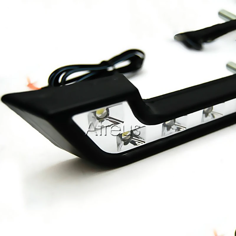 CNPARTS 2pcs Car DRL LED Daytime Running Lights Fog Lamp For Citroen C5 C4 C3 Mini Cooper Opel Astra H G J Vectra C Saab 9-3 93