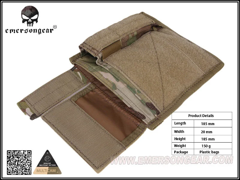 Emersongear-Tactical Admin Light MAP Pouch，Tactical Molle Pouch，outdoors, hunting， EM9022