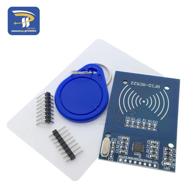 MFRC-522 RC-522 RC522 13.56 Mhz Antenna RFID IC Wireless Module For Arduino IC KEY SPI Writer Reader IC Card Proximity Module