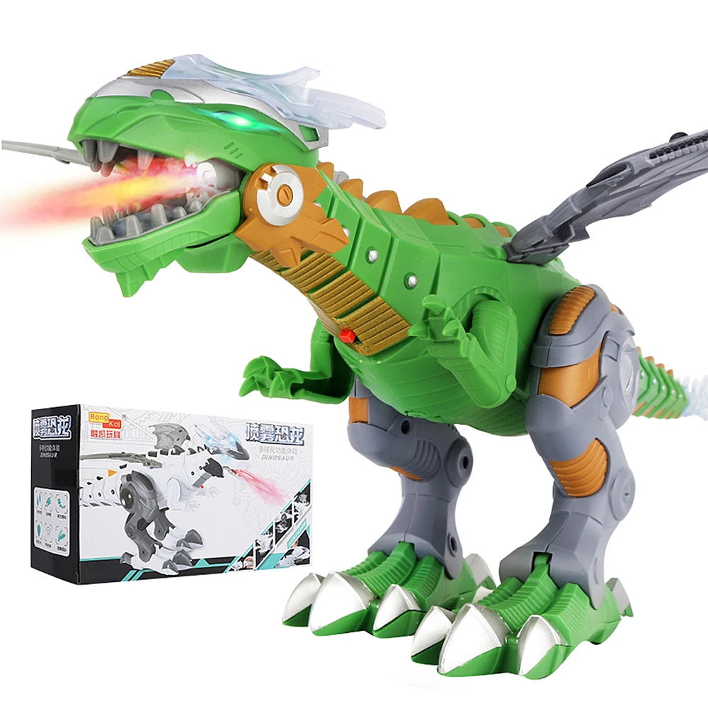 Dinosaur Toys For Kids Toys Spray Electric Dinosaur with Light Sound Mechanical Pterosaurs Dinosaurs Model Toys for Children