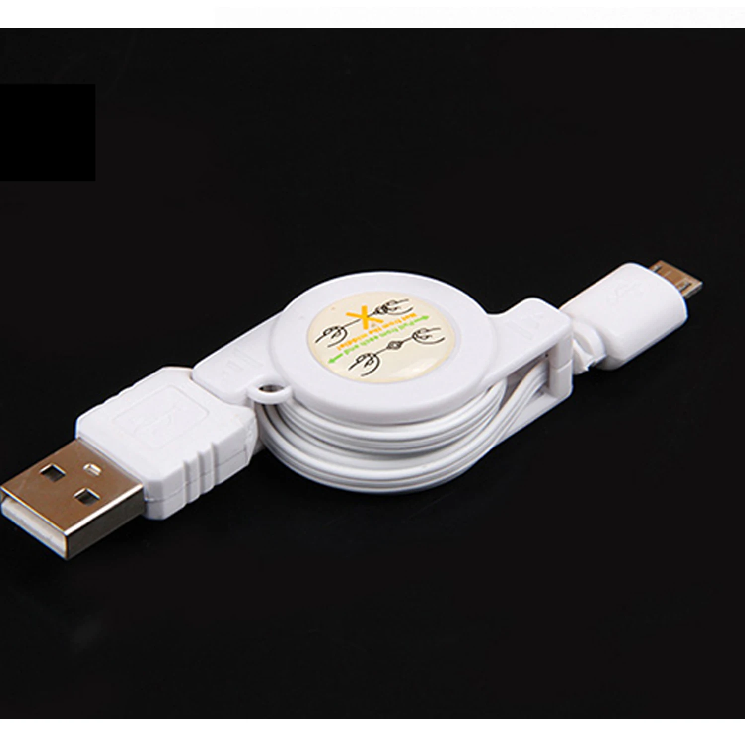 Micro USB 2.0 Cable Retractable Data Sync Charger Cord For All Android Phone pad cell camera mp3 mp4 stoage robot vr